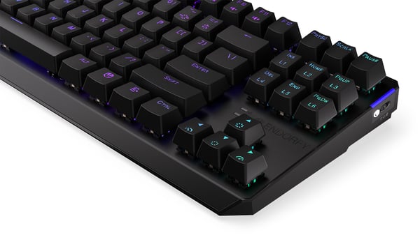 Miniatyrbild 14 av 17: Tangentbord Endorfy Thock TKL Wireless Svart Kailh Black Box (EY5A081)