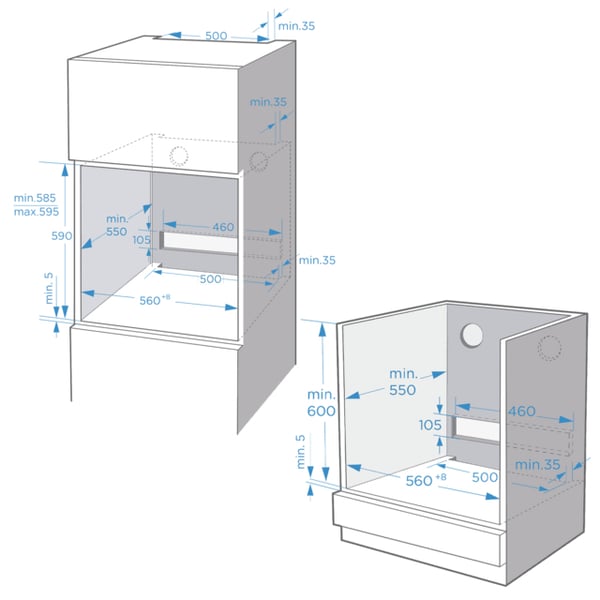 Cecotec Bolero Hexa SM406000 72 L 2900 W Sort