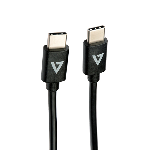 Pikkukuva 1 / 6: V7 V7USB2C-1M USB-kaapeli USB 2.0 USB C 0,48 Gbit/s Musta