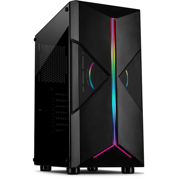 Inter-Tech IT-3306 CAVY Tower Musta
