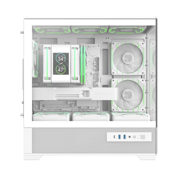 Pikkukuva 3 / 10: GameMax VISTA 2 MW Mini Tower Valkoinen