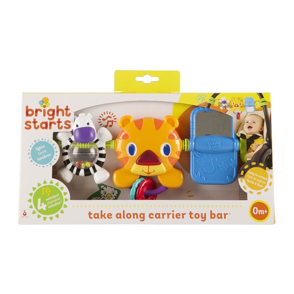 Miniatyrbillede 3 af 3: Bright Starts Take Along Carrier Toy Bar baby uro