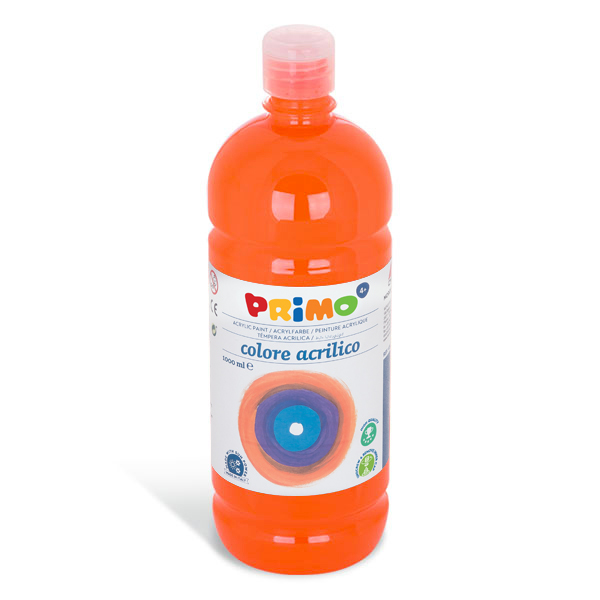 Primo 404TA1000250 akrylmaling 1000 ml Orange Flaske