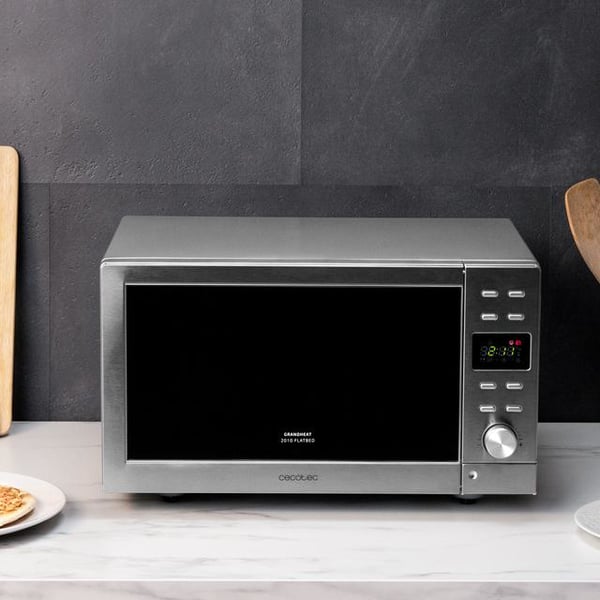 Miniatyrbild 6 av 8: Cecotec 01399 mikrovågsugn Svart, Stål Grillmikrovågsugn Bänkdiskmaskin 20 l 700 W