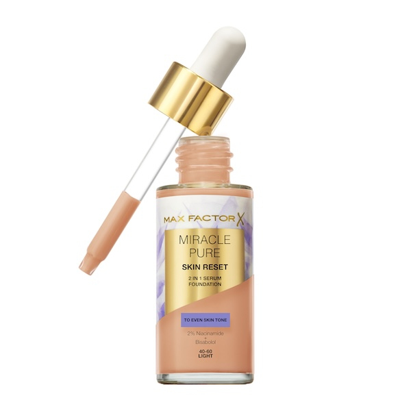 Miniatyrbillede 1 af 2: Max Factor Miracle Pure Skin Reset 30 ml Dryppeflaske Serum 40-60 Light