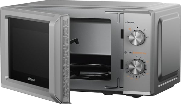 Pikkukuva 3 / 3: Amica MMF20M4S Hopea Solo-mikroaaltouuni Pöytämalli 20 L 700 W