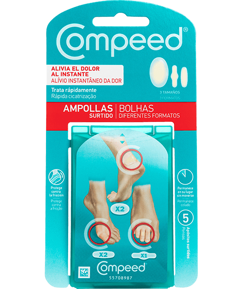 Compeed 3574661347585 itseensä tarttuva tukiside 2 x 6 cm 5 kpl