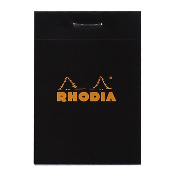Rhodia Head stapled pad N°10 blok og notesblok 80 ark Sort