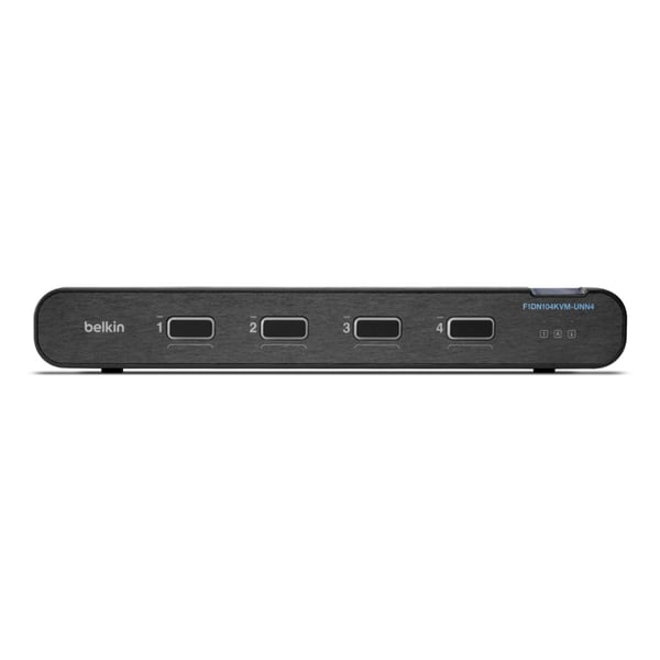 Belkin F1DN104KVM-UNN4 KVM-switchar Svart
