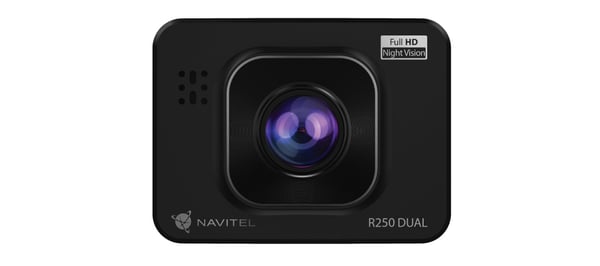 Miniatyrbillede 4 af 10: Navitel R250 DUAL Fuld HD Batteri, Cigartænder Sort