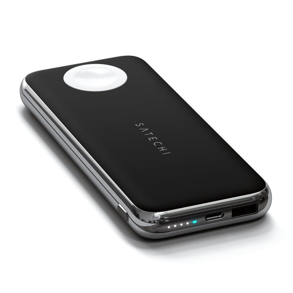 Belkin QUATRO 10000 mAh Trådlös laddning Svart, Silver