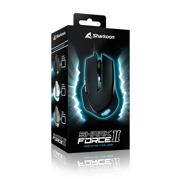 Pikkukuva 4 / 4: Sharkoon SHARK Force II hiiri Pelaaminen Oikeakätinen USB A-tyyppi Optinen 4200 DPI