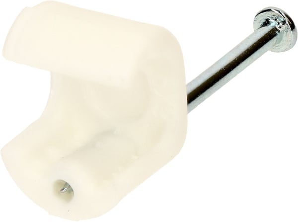 Miniatyrbillede 2 af 3: Max Hauri AG 139710 kabelholder Hvid 100 stk