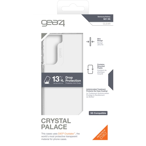 Pikkukuva 12 / 19: GEAR4 D3O Crystal Palace matkapuhelimen suojakotelo 15,8 cm (6.2") Suojus Läpinäkyvä