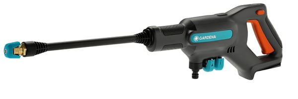 Gardena AquaClean 24/18V P4A painepesuri Kompakti Akku 250 l/h Musta, Sininen, Oranssi