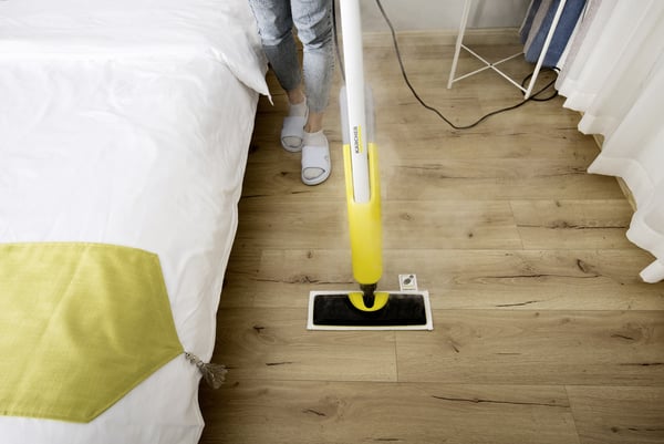 Kärcher SC 2 Upright EasyFix Dampmoppe 0,4 L 1600 W Sort, Grå, Hvid, Gul