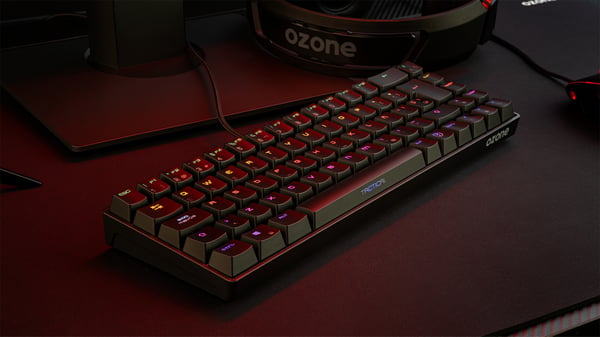 Pikkukuva 3 / 14: Ozone Tactical näppäimistö Pelaaminen USB + Bluetooth Musta