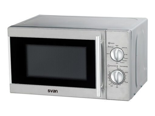 Miniatyrbillede 2 af 2: SVAN SMW2700GX mikrobølgeovn Rustfrit stål Grill mikroovn Bordplade 20 L 700 W