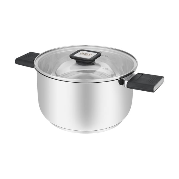 Pikkukuva 4 / 17: Resto Kitchenware Anser 3,2 L Pyöreä Musta, Ruostumaton teräs