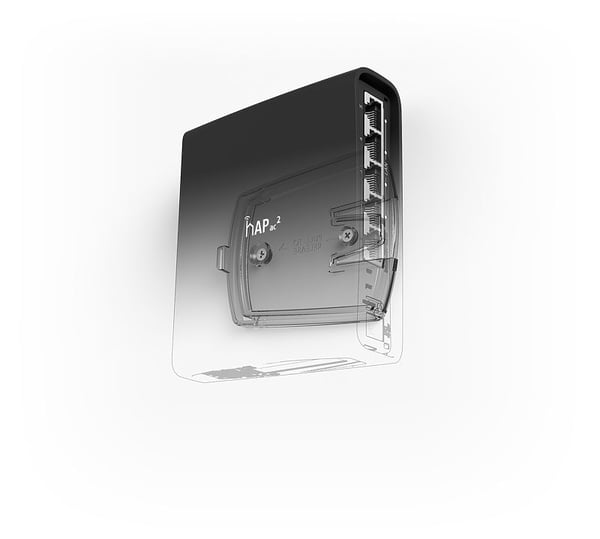 Miniatyrbillede 4 af 6: Mikrotik hAP ac² 1167 Mbit/s Sort Strøm over Ethernet (PoE)