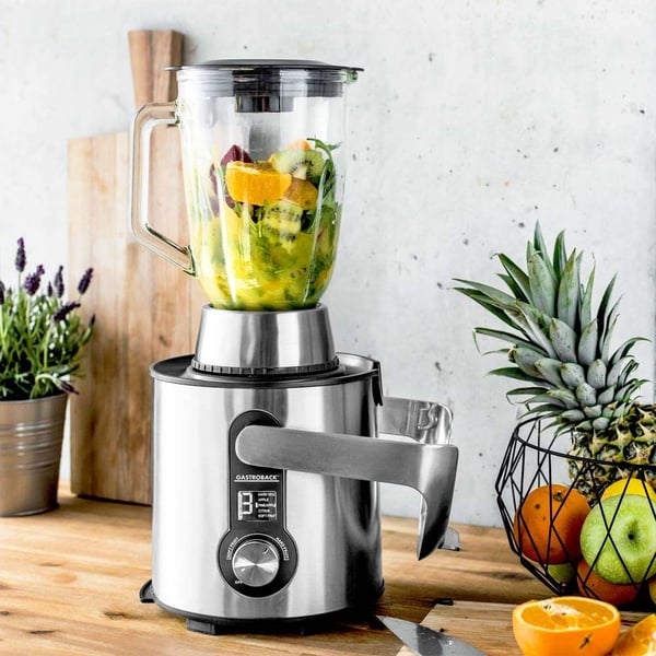 Gastroback Design Digital Pro Juicecentrifug 1300 W Svart, Rostfritt stål