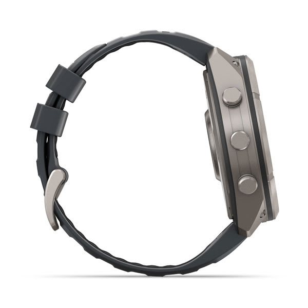 Garmin fēnix 9 Pro 3,56 cm (1.4") AMOLED 47 mm Digital 454 x 454 pixel Berøringsskærm 4G Titanium Wi-Fi GPS (satellit)