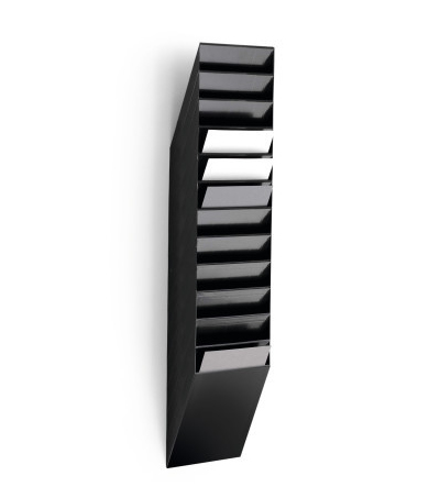 Durable 1709763060 dokumenthylla 1 galler Svart