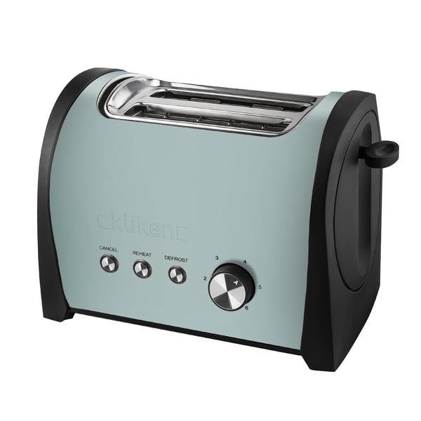 Miniatyrbillede 1 af 4: Küken 33957 brødrister 2 skive(r) 800 W Grøn