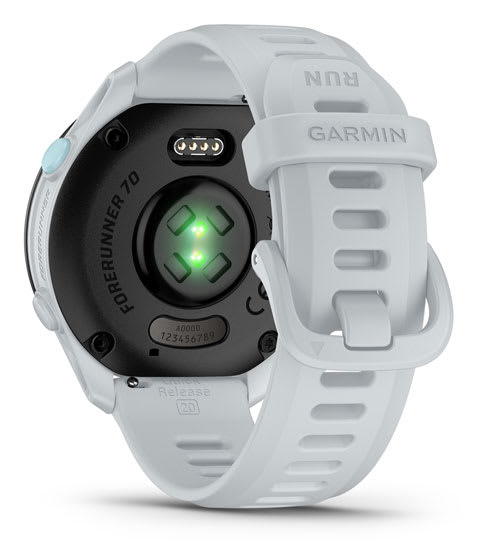 Miniatyrbild 7 av 8: Garmin Forerunner 70 3,05 cm (1.2") AMOLED 43 mm Digital 390 x 390 pixlar Pekskärm Vit GPS