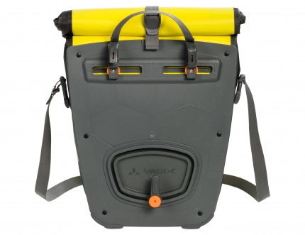 Miniatyrbillede 4 af 7: VAUDE Aqua Back Sadel Cykeltaske 48 L Stof, Polyurethan Sort, Gul