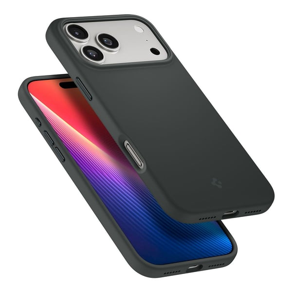 Spigen Silicone Fit (MagFit) matkapuhelimen suojakotelo 17,5 cm (6.9") Suojus Tummanvihreä