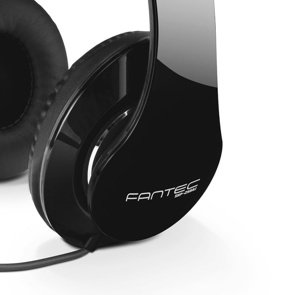 Fantec SHP-250AJ-BB Hörlurar Kabel Huvudband Svart