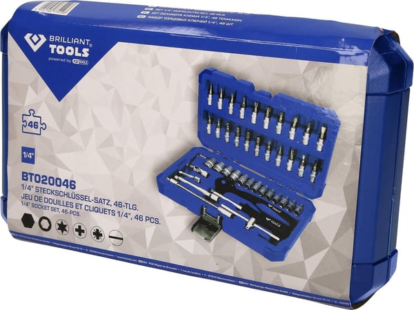 Brilliant Tools BT601020 mekaniske værktøjssæt 46 værktøjer