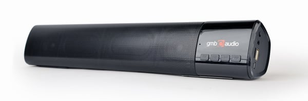 Miniatyrbillede 1 af 5: Gembird SPK-BT-BAR400-01 Bærbare højttalere og festhøjttalere Bærbar stereohøjttaler Sort 10 W