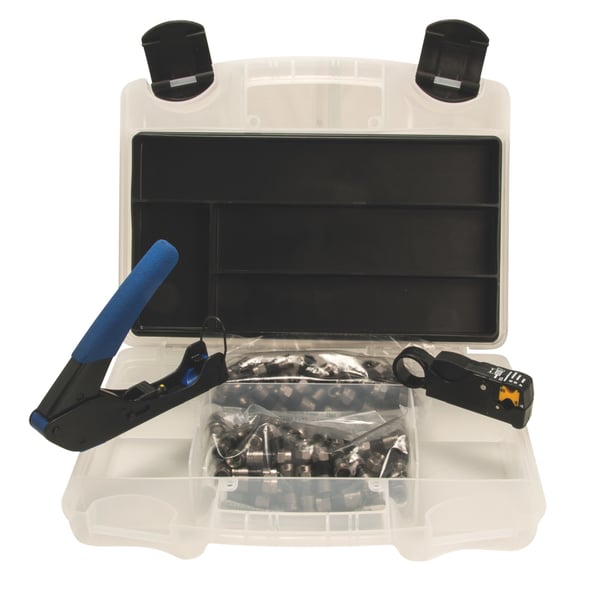Triax 350265 satellitantenne tilbehør Sort, Blå, Hvid