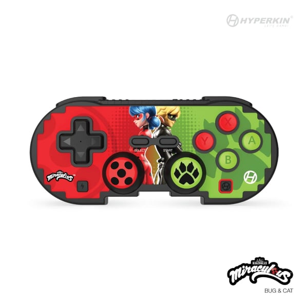 Miniatyrbild 1 av 7: Hyperkin Pixel Art Grön, Röd Bluetooth Spelplatta Nintendo Switch, Nintendo Switch Lite, Nintendo Switch OLED