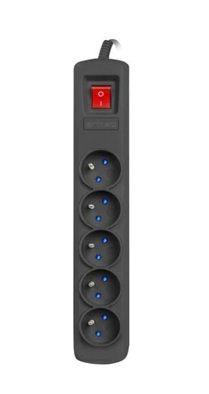 Armac ARC5 Musta 5 AC-pistorasia(a) 250 V 5 m Armac ARC5 Musta 5 AC-pistorasia(a) 250 V 5 m