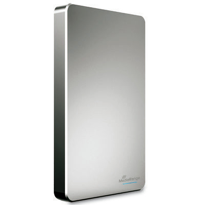 Miniatyrbillede 3 af 3: MediaRange MR997 ekstern harddisk 2 TB 5400 rpm 2.5" Micro-USB B 3.2 Gen 1 (3.1 Gen 1) Sølv