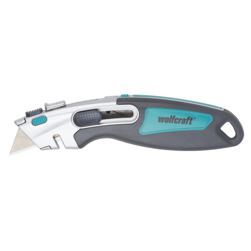 wolfcraft GmbH 4106000 hobbykniv Blå, Grå, Metallic Barberblad kniv