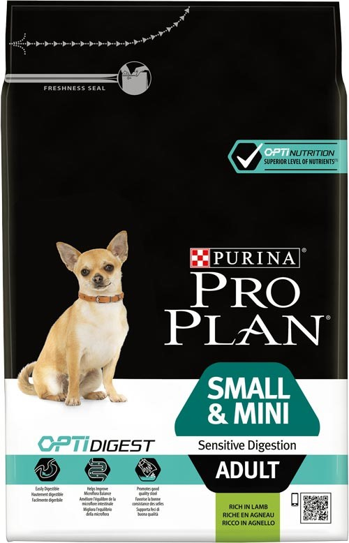 Purina SMALL & MINI ADULT SENSITIVE DIGESTION 3 kg Voksen Lam
