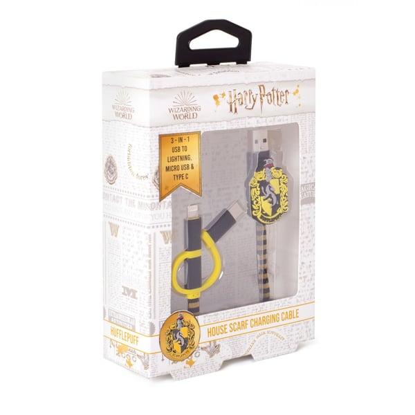 Thumbs Up 1002655 USB-kabel 1 m USB A Micro-USB B Sort, Gul