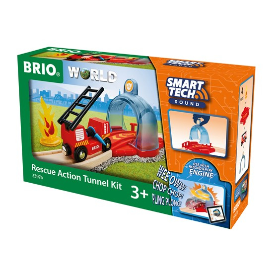 Pikkukuva 5 / 5: BRIO Smart Tech Sound Rescue Action Tunnel Kit Pienoismallin osa ja lisätarvike Tunneli