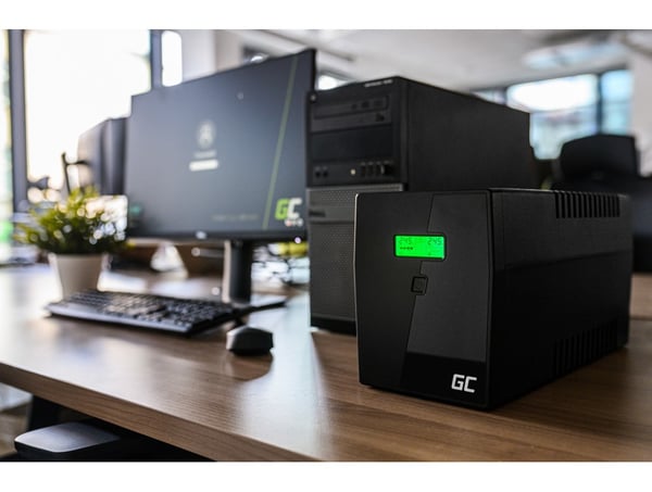 Miniatyrbillede 3 af 5: Green Cell UPS04 UPS-enhed Interaktivt indgangsstik 1,999 kVA 900 W 5 AC stikkontakt(er)