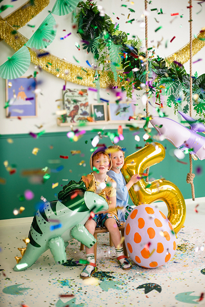 Party Deco Folieballong Nummer \"5\", 86cm, Universal Guld