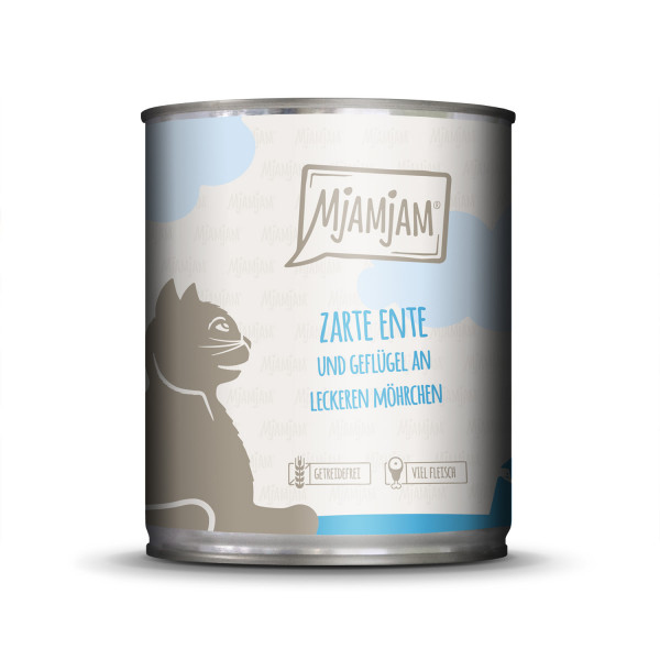 Miniatyrbild 1 av 2: MjAMjAM 4260512871659 våtfoder till katt 800 g