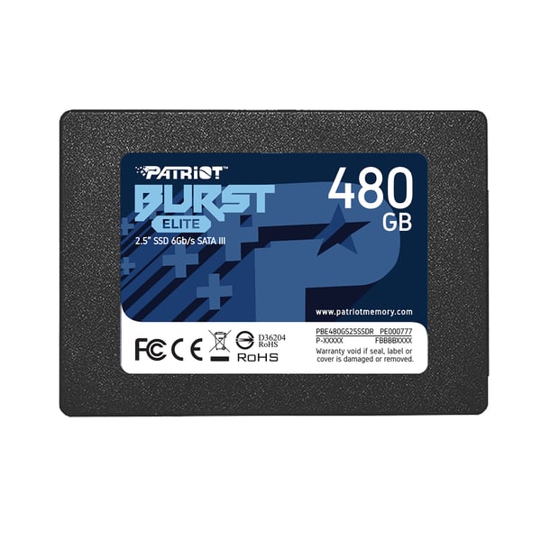 Pikkukuva 1 / 8: Patriot Memory Burst Elite 480 GB 2.5" Serial ATA III