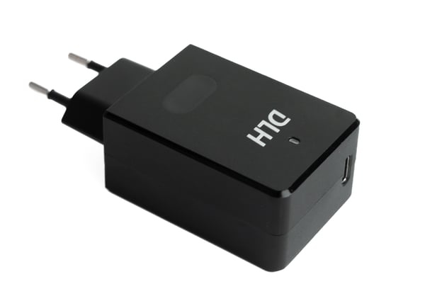 Miniatyrbillede 1 af 3: DLH DY-AI4165 strømadapter og vekselret Indendørs 65 W Sort