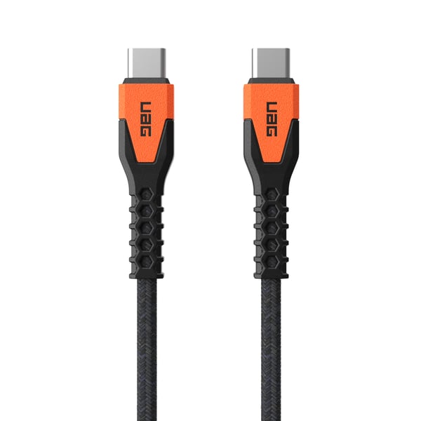 Urban Armor Gear Kevlar USB-kabel USB 2.0 1,5 m USB C 0,48 Gbit/sek. Sort, Orange
