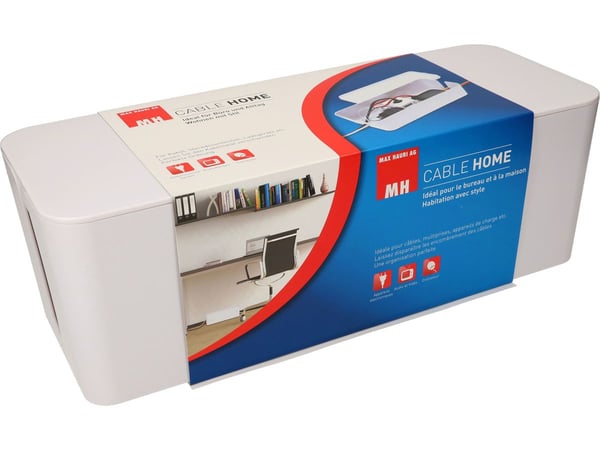 Max Hauri AG Cable Home Cable Facility Box Gulv Kabelboks Hvid 1 stk