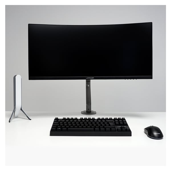 Miniatyrbild 8 av 13: LC-Power LC-EQ-A32B fäste och ställ till bildskärm 81,3 cm (32") Bord Svart